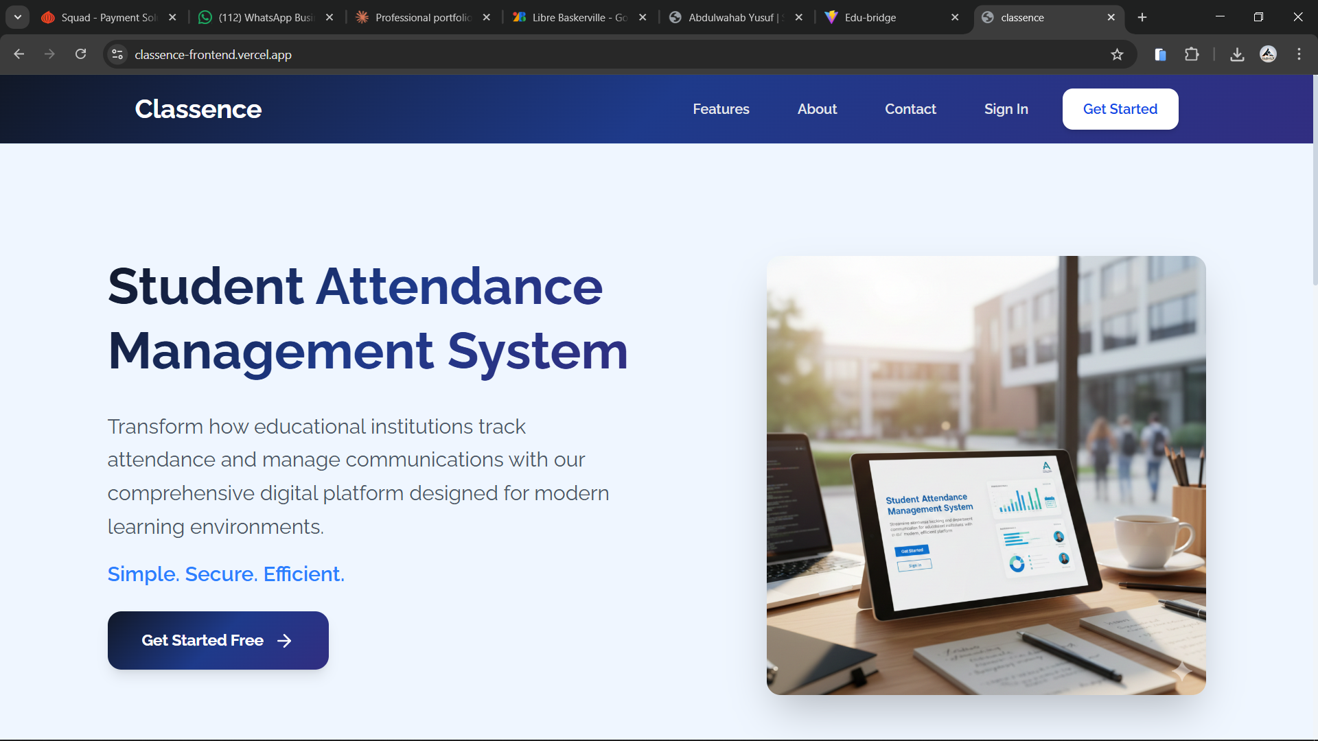 Classence Attendance Management