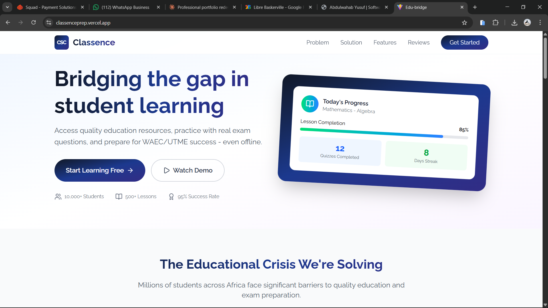 EdTech AI Prep Platform