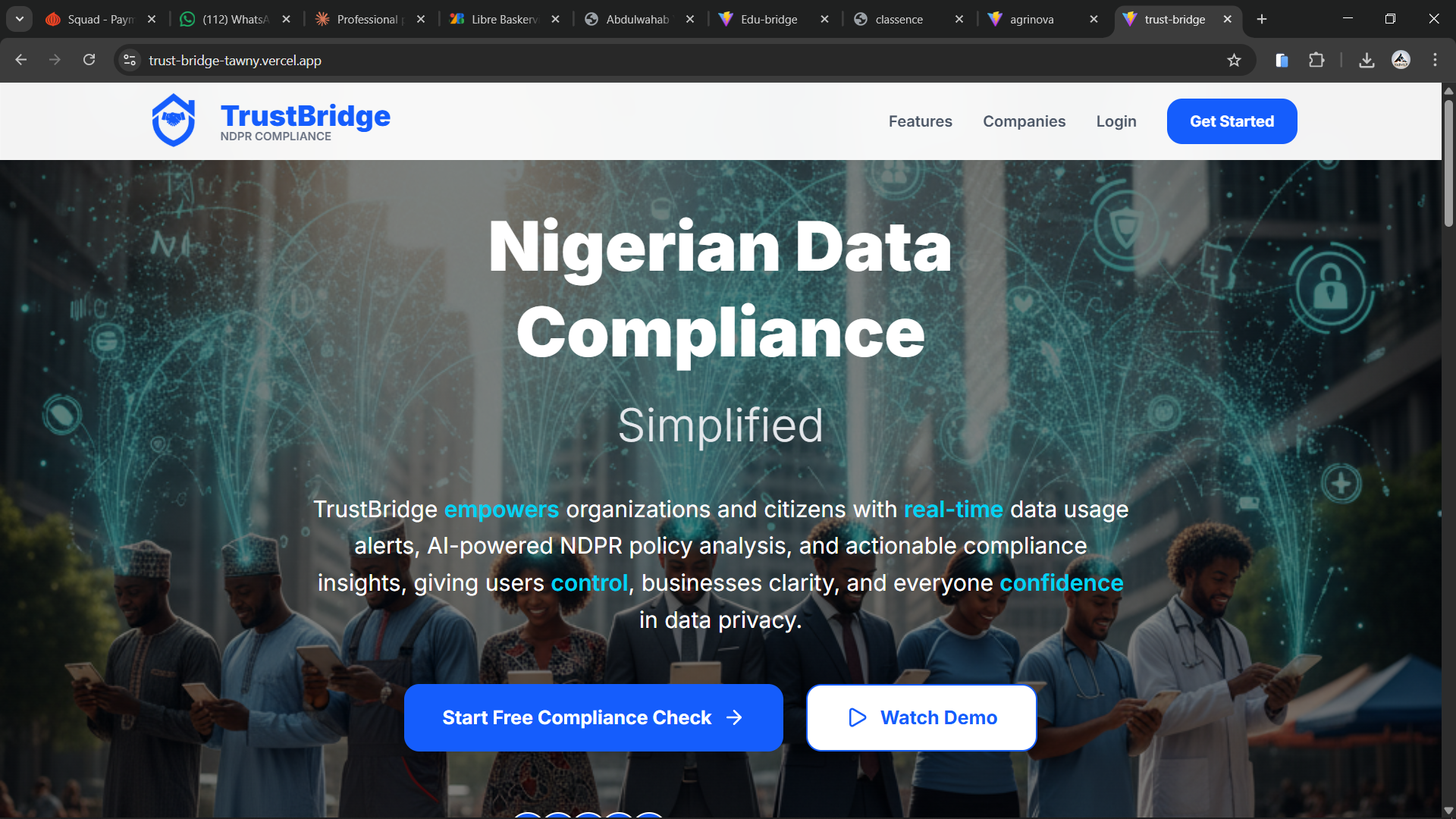 TrustBridge Data Access Platform