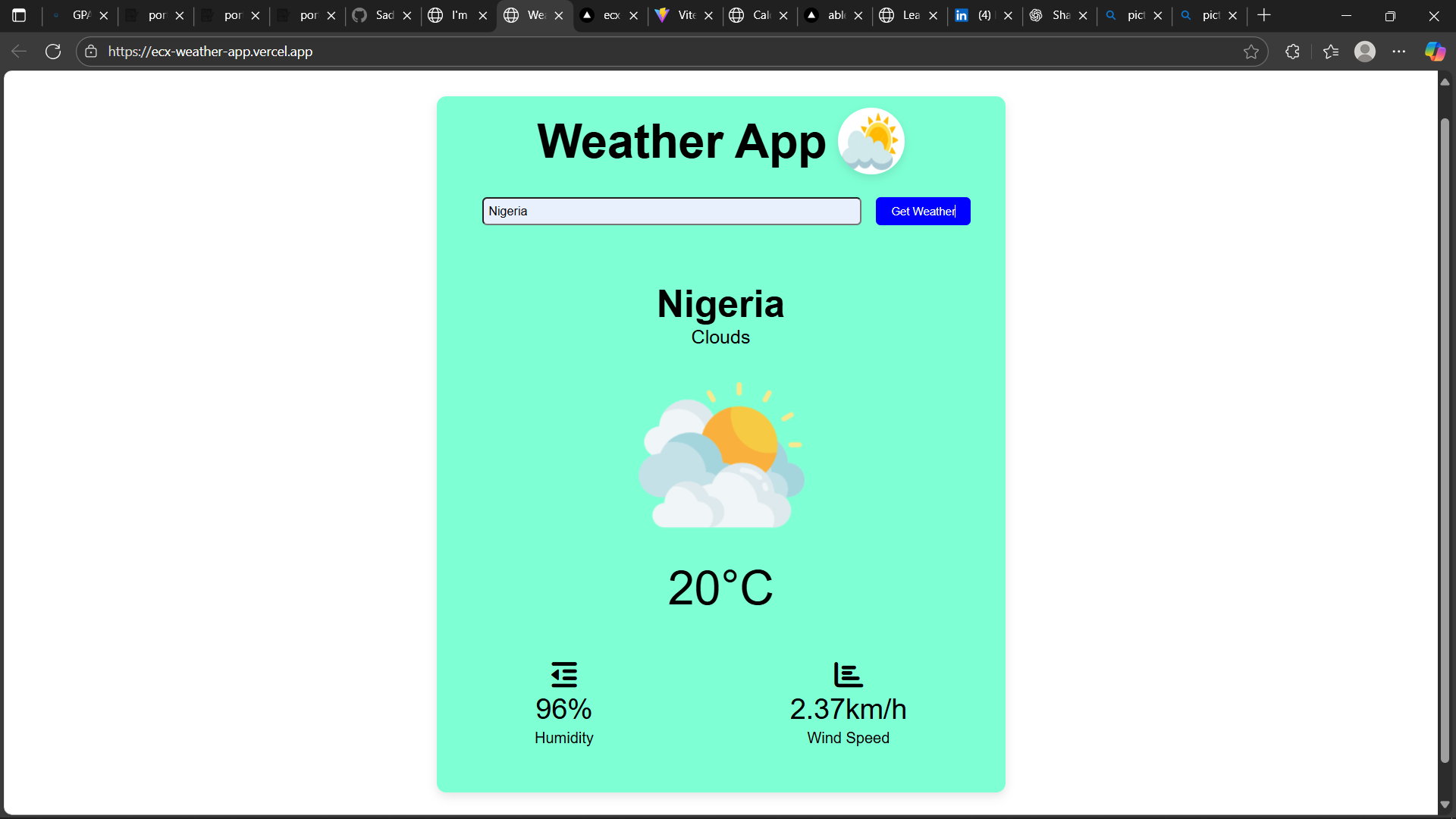 Weather Application